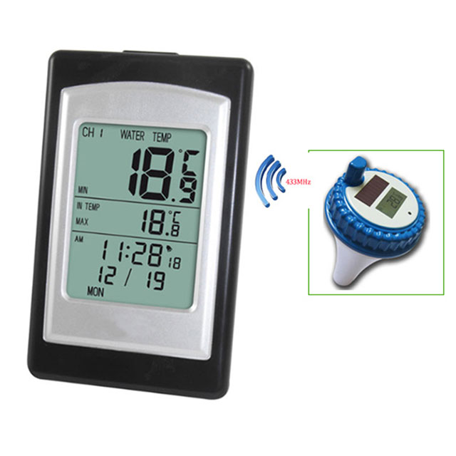 WT0124 Wireless Solar Swimming Pool Thermometer
